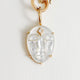Mother of Pearl Third Eye Goddess Charm