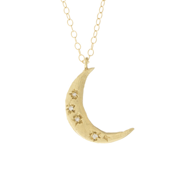 Small Crescent Moon Necklace