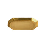 Brass Plate Long Octagonal Medium