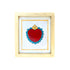 Turquoise Heart Painting