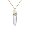 006 Lumerian Seed Crystal and Diamond Necklace