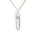 006 Lumerian Seed Crystal and Diamond Necklace