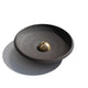 Black Stoneware Incense & Smudging Dish