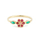 Miniflower Ring 1 Red