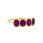 Multi Pink Ruby Ring