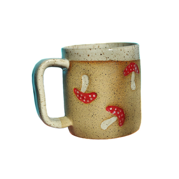 Handmade Ceramic Mushroom Mug