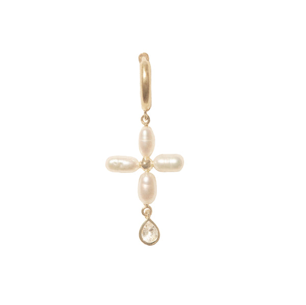 Palerme White Pearl Earring