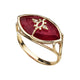 PARADISO PERDUTO – Gold Ring, Ruby & Diamonds