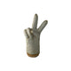 Peace Sign Hand in Marshmallow