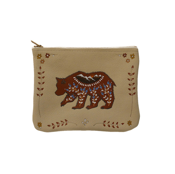 Bear Leather Pouch