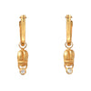 Scarab Hoop Earrings