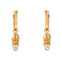 Scarab Hoop Earrings