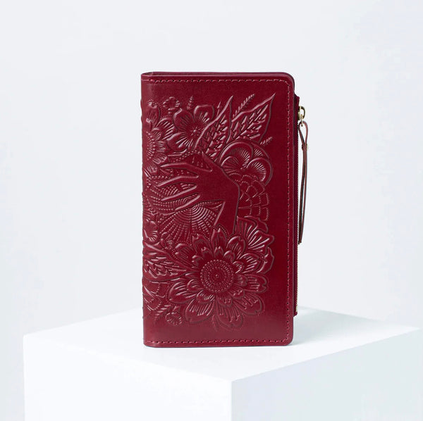 Kingdom of Shades Zip Wallet Oxblood