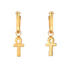 Ankh Hoop Earrings