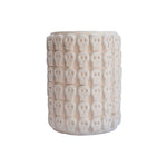 White Small Ceramic Skull Pot