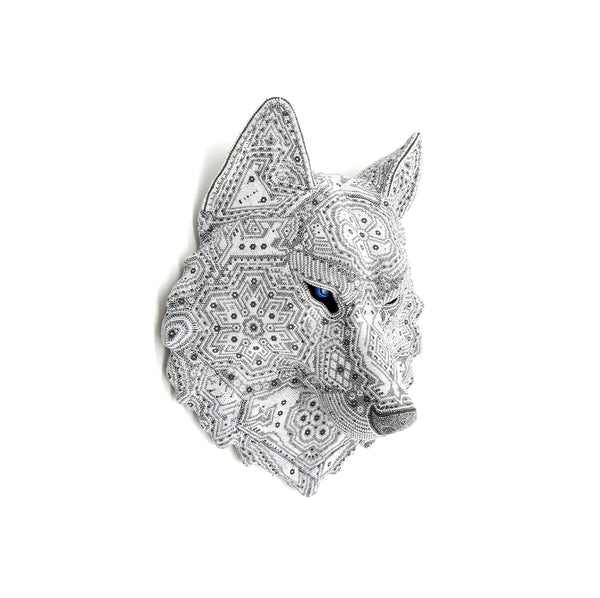 Huichol white wolf
