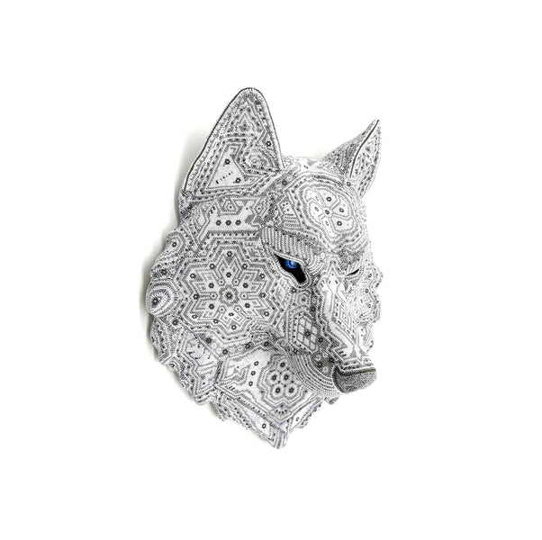 Huichol white wolf