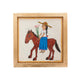 Woman on Horse Painting