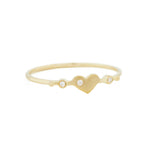 Heart and Diamonds Ring