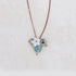 Bluebird of Happiness - Carved Stone Bird Necklace