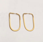 Small Oval Hoops