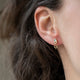 Moonstone & Diamonds Single Earring