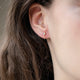 Diamond Triangle Single Earring