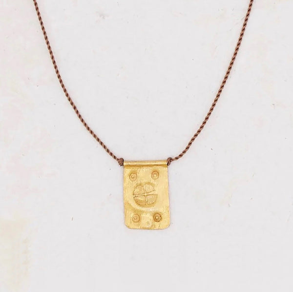 Rectangle Talisman Necklace