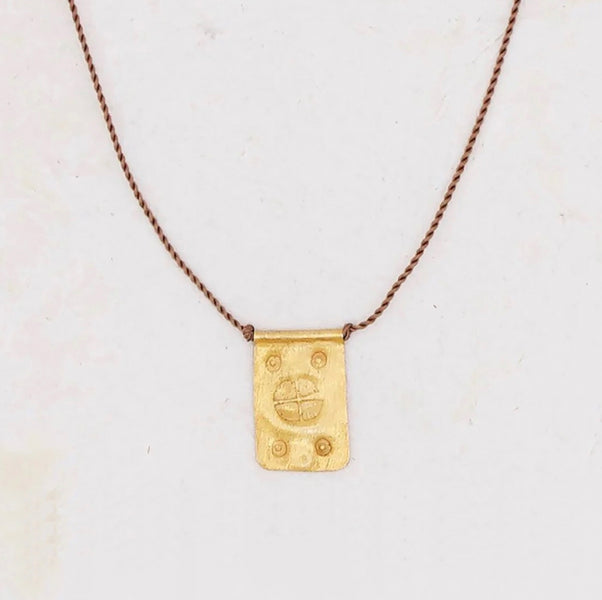 Rectangle Talisman Necklace