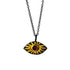 Ruby Evil Eye Necklace