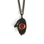 Dark Palm Necklace