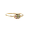 Watermelon Tourmaline & Diamonds Ring