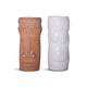 Ceramic Body Tall Vase Brown