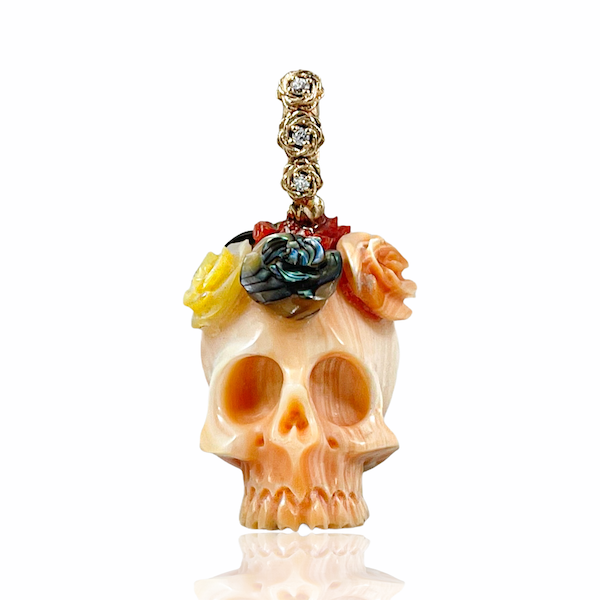 Skull N' Roses Charm