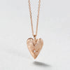 Little Heart Plate Necklace