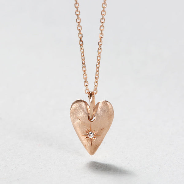 Little Heart Plate Necklace