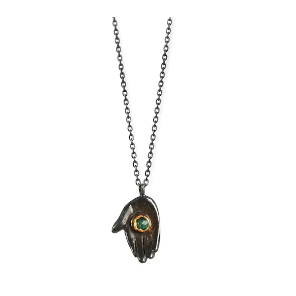 Dark Palm Necklace
