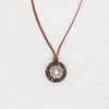 Radiant Diamond Mandala Talisman Necklace