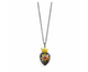 Shining Heart Ruby Pendant
